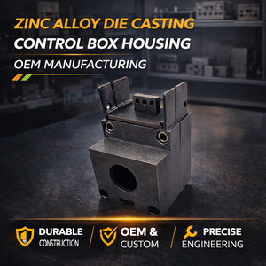 Caja de Control de Aleación de Zinc Fundida a Presión, Fabricación OEM, Certificación ISO 9001, Tamaño Personalizado, Embalaje para Automóviles - Product Image 2