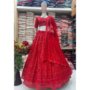 Designer Evening Dress Embroidered Lehenga Choli for Parties and Special Occasions - Product Image 2