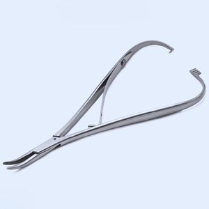 Portaagujas Mathieu para suturas quirúrgicas, instrumento de acero inoxidable para sujetar y guiar agujas - Product Image 3