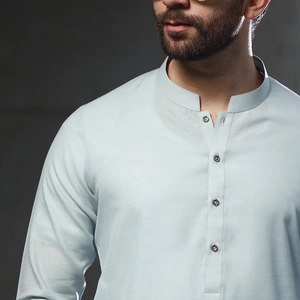 Shalwar Kameez pour homme de haute qualité et tendance pour mariage, fabriqué en usine, vêtements ethniques décontractés, coton pakistanais, bandhgala réversible - Product Image 3