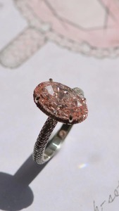 Export Quality Custom Lab Grown Diamond <b>Ring</b> <b>Iced</b> Out Vvs Diamond Jewelry For Women Engagement And Party For Sale - Product Image 3