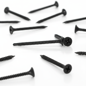 Drywall Screw Phillips Drive Fine/Coarse Thread Drill Point Self-Drilling <b>Pan</b>/Bugle Class 8.8 Phosphate Coated Stainless Steel - Product Image 1