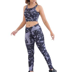 ชุดโยคะสุดฮิต ดีไซน์ทันสมัย สำหรับผู้หญิง ลายเรียบหรู ระบายอากาศได้ดี รับผลิตแบรนด์ส่วนตัว ด้านหน้า - Product Image 4