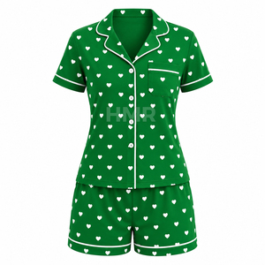 Ensemble de pyjamas sexy HMR Sisterhood Sorority, shorts, tenue de nuit pour femmes, ensemble de vêtements de nuit élégants et respirants, vêtements de détente d'été - Product Image 5