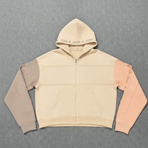 Sudadera con Capucha Personalizada para Hombre con Pedrería, Acabado Deslavado al Sol y Estilo con Cierre de Cremallera - Product Image 1