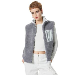 Diseño Personalizado, Nuevo, Prenda de Alta Calidad, Tejida y Acolchada, Estilo Urbano, con Bolsillos con Cremallera, Talla Grande, Holgada, Sin Mangas para Mujer - Product Image 1