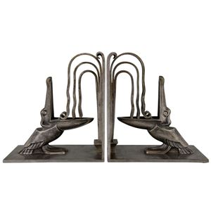 Juego de Sujetalibros de Hierro de Primera Calidad, Sujetalibros Decorativos Modernos de Metal, Decoración para Estantes de Hogar, Oficina y Biblioteca, en Oferta - Product Image 3