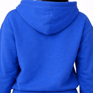 Ensemble de survêtement décontracté pour femmes, sweat à capuche et pantalon évasé, style sport, deux pièces - Product Image 6