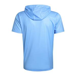 Camiseta Deportiva con Capucha de Manga Corta para Hombre, Transpirable, para Entrenamiento, Gimnasio, Ejercicio, Fitness, Sudadera de Alta Calidad - Product Image 2