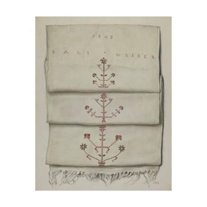 Serviette de toilette douce en velours corail uni brodée de motifs floraux pour le golf, la cuisine, les cheveux, les mains, l'hôtel, la plage, le bain, le visage, pour adultes et enfants, usage domestique, lot de 2 pièces - Product Image 1