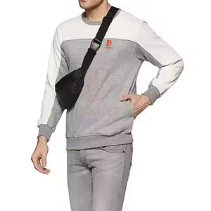 Sudaderas de Manga Larga con Cuello Redondo para Hombre, Transpirables, de Algodón, Talla Grande, Sudaderas Básicas al por Mayor - Product Image 3