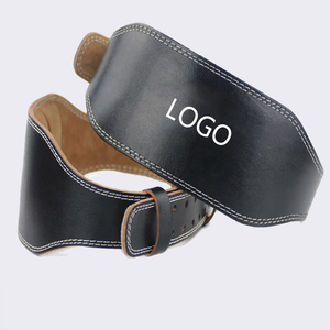 Adjustable & Durable Leather Gym Belt with Buckle Closure <b>Strong</b> Power Lifting Equipment for Home Gym Training Customizable Log - Product Image 6