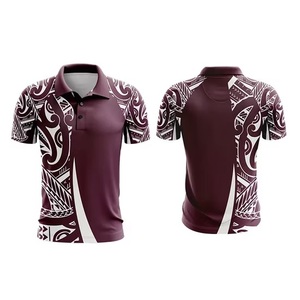 Polo à manches courtes pour hommes en gros, polos personnalisés imprimés, polos numériques par sublimation pour hommes, t-shirts polo Gulf - Product Image 4