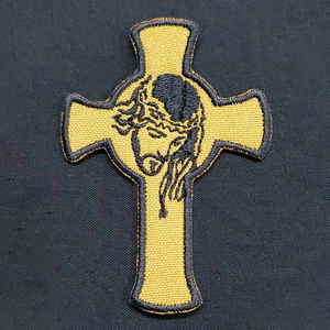 Patch brodé personnalisé à poser à chaud, motif Croix de Jésus, pour les chrétiens - Product Image 3