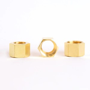 Conector de Tubería de Latón de Baja Presión, Tuercas Hexagonales Plateadas, Rosca Macho Redonda Forjada, Resistente a la Corrosión, OEM - Product Image 2