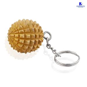 Llavero con bola de acupresión K-Star KBKCW, terapia de mano de madera, alivio del estrés, circulación sanguínea, masaje de manos - Product Image 3