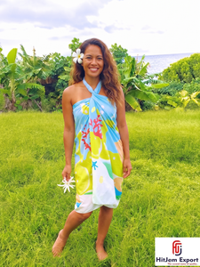 Wholesale Custom Tahitian Sarong <b>Beach</b> Wrap Tropical Pareo OEM ODM Textile Factory India Hawaii Fiji Maldives Mauritius - Product Image 6