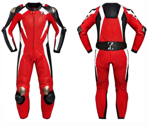 ชุดแข่งรถมอเตอร์ไซค์ Unisex Rawasaki Elite MotoCP แบบจั๊มสูท/ชุดหนังวัวแท้/หนังจิงโจ้พรีเมียม พร้อมแผ่นยืดหยุ่น - Product Image 1