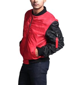 Blouson aviateur d'hiver pour homme en nylon épais, personnalisé, de haute qualité, respirant, imperméable, zippé, décontracté, teint uni, standard, automne - Product Image 3