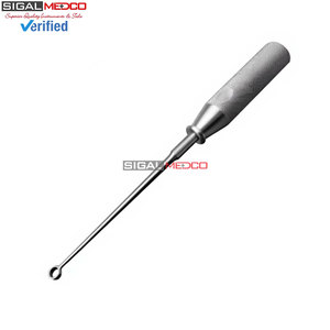 Curette conique droite de 9 pouces, taille 6 mm # 2 instruments chirurgicaux orthopédiques en acier inoxydable de qualité allemande, curette osseuse premium - Product Image 4