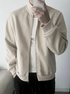 เสื้อแจ็คเก็ตมีฮู้ดแบบซิปเต็มตัวสำหรับผู้ชาย สีน้ำตาลกลางแจ้ง ปรับแต่งด้านหน้าได้ น้ำหนักเบา กันน้ำ กันลม เสื้อโค้ทขนแกะสำหรับฤดูหนาว เหมาะสำหรับการเดินป่า - Product Image 3