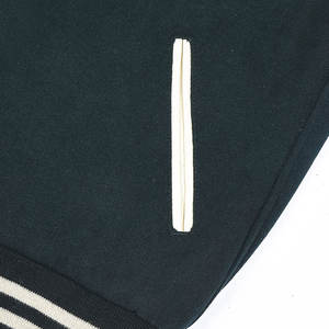 Producto Más Vendido 2026 Chaqueta Varsity de Cuero Personalizada con Logotipo para Hombre, Chaqueta de Alta Calidad con Mangas de Cuero - Product Image 6