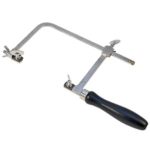 Sierra de joyería ajustable de alta calidad Jipsy Metal Industries, estilo alemán, mango de madera negra superior de 5 pulgadas, herramientas de joyería - Product Image 2