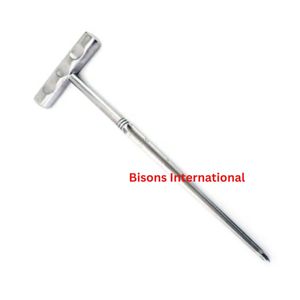 เครื่องมือผ่าตัดปลายทู่สำหรับการเจาะกระดูกแบบแมนนวล ทำจากสแตนเลส ยี่ห้อ BISONS สำหรับขายส่ง - Product Image 2