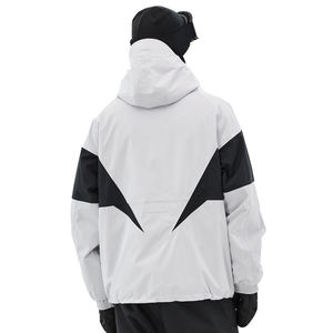 The Norrth Face Custom <b>Men</b> Grey Black Waterproof Ski Jacket Hooded Winter Thermal Snowboard Coat Outdoor Sports - Product Image 4