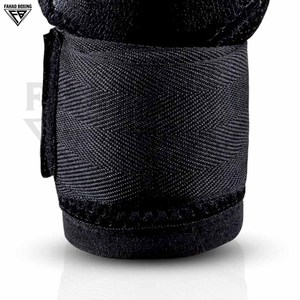 Gants d'entraînement demi-doigts en similicuir respirant avec sangle de poignet réglable pour arts martiaux, usage unisexe adulte, bandages rapides de boxe - Product Image 4