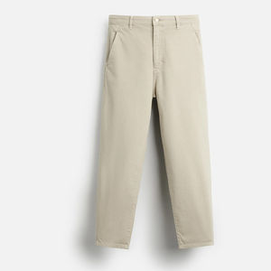 Pantalon en jean léger pour homme, tissu en mélange de coton doux et confortable, idéal pour l'été, les tenues décontractées, le streetwear, le bureau et le quotidien - Product Image 1