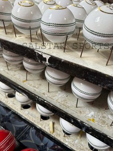 Wholesale Durable <b>White</b> Colors Leather Club <b>Cricket</b> Ball 156GM Club League Special Balls Custom Logo Top Players Direct Factory - Product Image 2