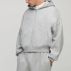 High Quality Oversize Men Zipper Tracksuit New Arrival Fashion Streetwear Oversize Men Zipper Tracksuit For Fitness - Product Image 3