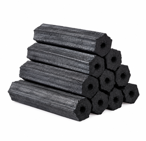 Briquettes de charbon de bois de sciure de bois de qualité supérieure, forme hexagonale, longue durée de combustion, faible fumée, faible teneur en cendres, combustible pour barbecue - Product Image 1