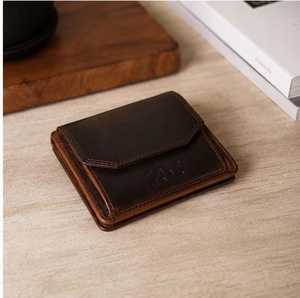 Wholesale Supply Genuine Leather <b>Wallet</b> Multi-<b>Card</b> <b>Holder</b> with Cash Compartment from India Available At Best Market price - Product Image 4