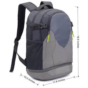 Sac de sport de basket-ball pour joueurs, sac de gym de grande capacité, conception durable, parfait pour les entraînements et les matchs - Product Image 3