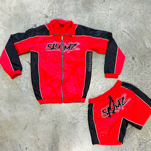 Conjuntos Deportivos Personalizados al por Mayor para Hombre, de Alta Calidad, Transpirables, con Capucha, Casuales de Verano, Reflectantes 3M, de Nylon - Product Image 2