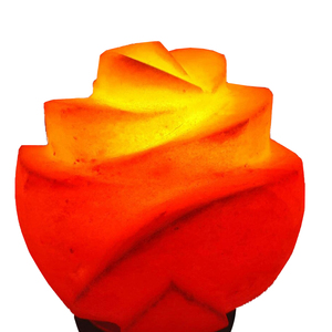 Lámpara de Sal Rosa con Forma de Flor, Hecha a Mano, para Mesa de Noche, Fabricante OEM ODM, Producto Personalizado al por Mayor - Product Image 6