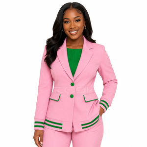 Manteau décontracté Cosh International Sorority Sisterhood avec logo personnalisé brodé léger, vêtement grec - Product Image 1
