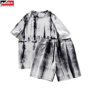 Conjunto de Camiseta y Pantalones Cortos para Hombre de Primera Calidad, Ropa Deportiva Personalizada, Ropa de Gimnasio de Verano, Tela Transpirable, Conjunto de Entrenamiento, Venta al Por Mayor - Product Image 1