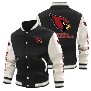 European American Loose Large Size Sporty Student Denim Jacket Series Team <b>Fan</b> Edition Printed Spring Standard <b>Stand</b> Streetwear - Product Image 2