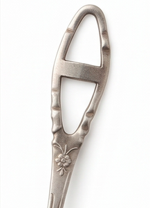 Juego de cubiertos metálicos vintage con acabado de alto brillo, cucharas resistentes al óxido para bodas y uso doméstico. - Product Image 2