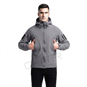 Hot Selling Winter Outdoor Man Soft Shell <b>Jacket</b> Camouflage <b>Hooded</b> <b>Fleece</b> Waterproof Mens Softshell <b>Jacket</b> - Product Image 4