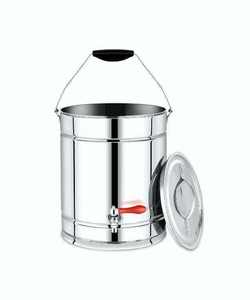 Premium Stainless Steel Tea Urn 7.5 Liter <b>Mirror</b> Finish Commercial Grade Heat Resistant Washable Beverage Dispenser 1 Year - Product Image 1