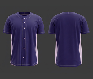 Maillot de baseball par sublimation, vêtements d'équipe personnalisés |   Kit de baseball d'équipe avec logo et numéros personnalisés |   Polyester respirant - Product Image 2