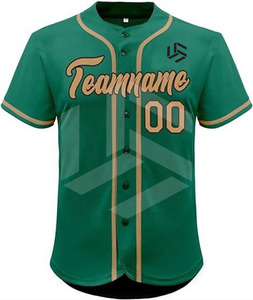 Custom Your Name Number Logo Men Button-Down Baseball Jerseys New Sports Design Breathable Baseball Jerseys - Product Image 4