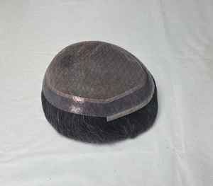 Peluca de Cabello Remy para Hombre de Calidad Premium, Cabello Lacio Rizado, Tupé con 100% de Densidad, el Mejor Cabello para Hombres - Product Image 6