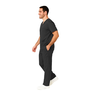Blouse de laboratoire blanche classique pour homme – Uniforme professionnel pour médecin - Product Image 3