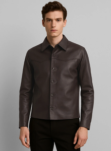Chaqueta de Cuero para Hombre, a la Moda, Resistente al Viento, Chaqueta de Cuero para Hombre y Mujer, Estilos Personalizados, Charlotte Burnt, Múltiples Colores, Chaqueta de Cuero 2006 - Product Image 2