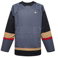 Camiseta de Hockey sobre Hielo Transpirable, Ecológica y de Secado Rápido, Estilo Nuevo, Servicio OEM, Diseño Personalizado para Mayor Venta